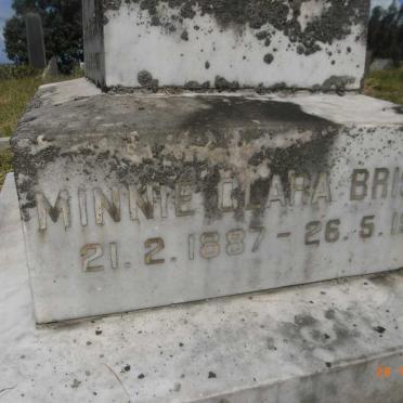 BRISCOE Minnie Clara 1887-1971