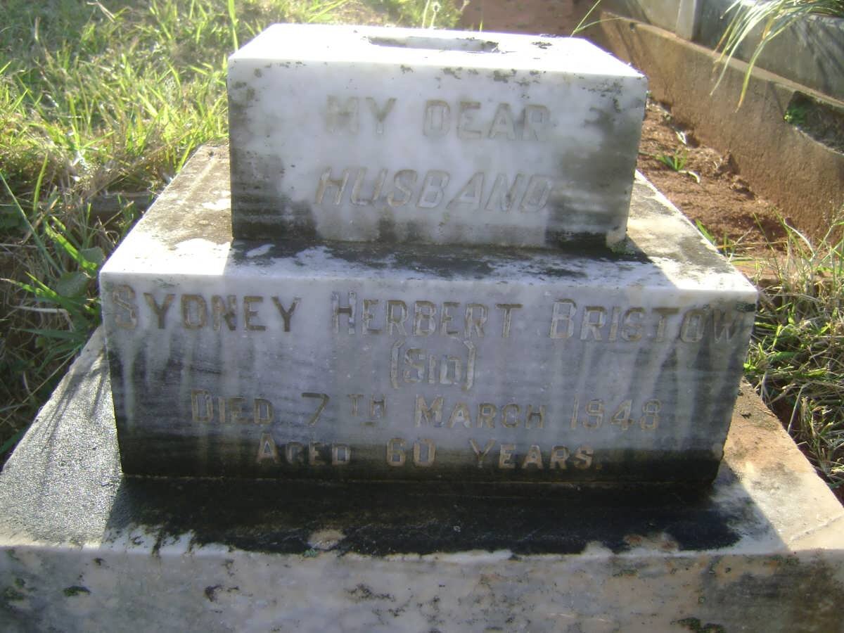 BRISTOW Sydney Herbert -1948