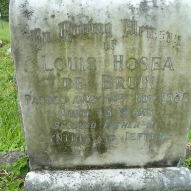 BRUIN Louis Hosea, de -1966