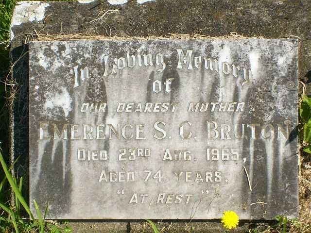 BRUTON Emerence S. C. -1965
