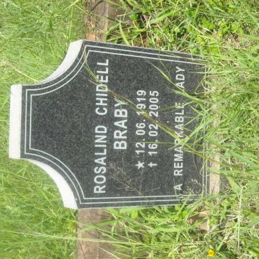 BRABY Rosalind Chidell 1919-2005