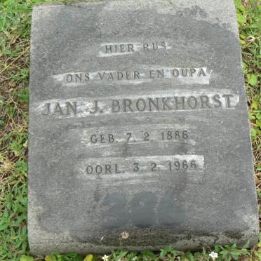 BRONKHORST Jan J. 1886-1966
