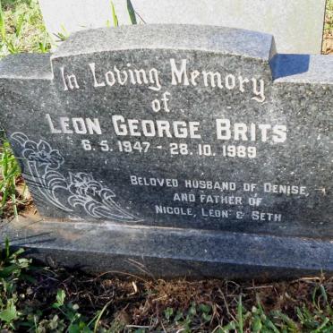 BRITS Leon George 1947-1989