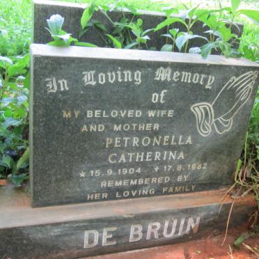 BRUIN Petronella Catherina, de 1904-1982