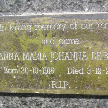 BRUYN J.H.F., de 1916-1977 &amp; Anna Maria Johanna 1915-2006 :: BRUYN Louis, de 1945-1963