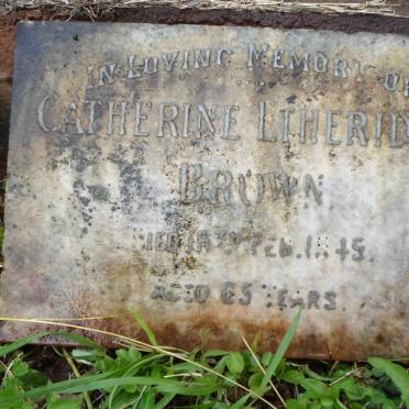 BROWN Catherine Etheridge -1945