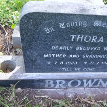 BROWN Thora 1923-1984