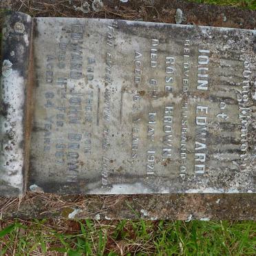 BROWN John Edward -1921 :: BROWN Edward John -1967