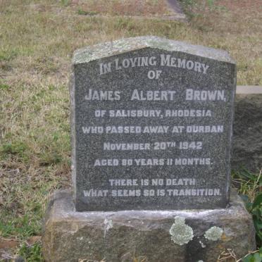 BROWN James Albert -1942