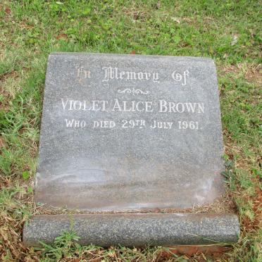 BROWN Violet Alice -1961