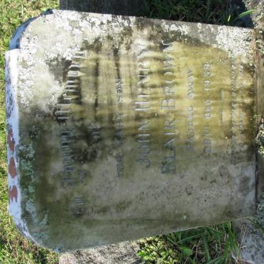 BROWN John Henry, Blair -1959