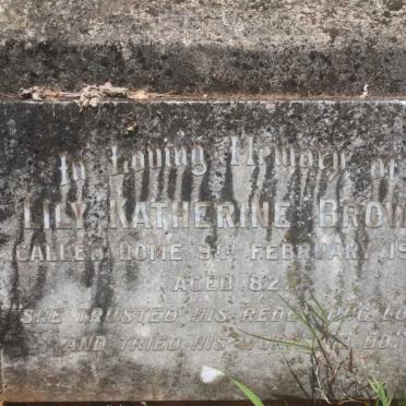 BROWN Lily Katherine -1960