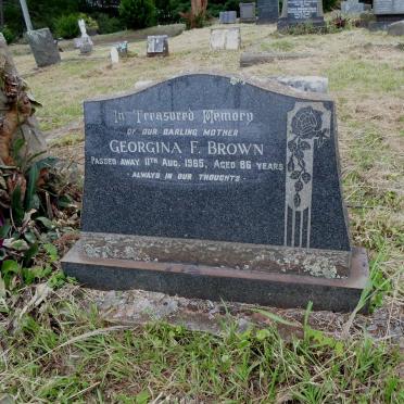 BROWN Georgina F. -1965