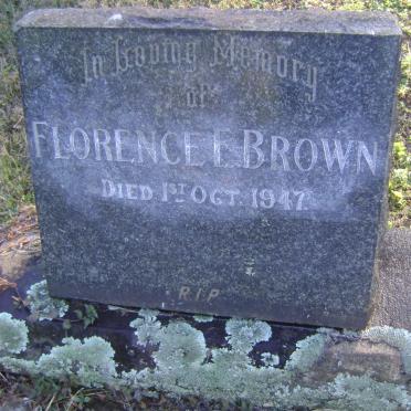 BROWN Florence E. -1947