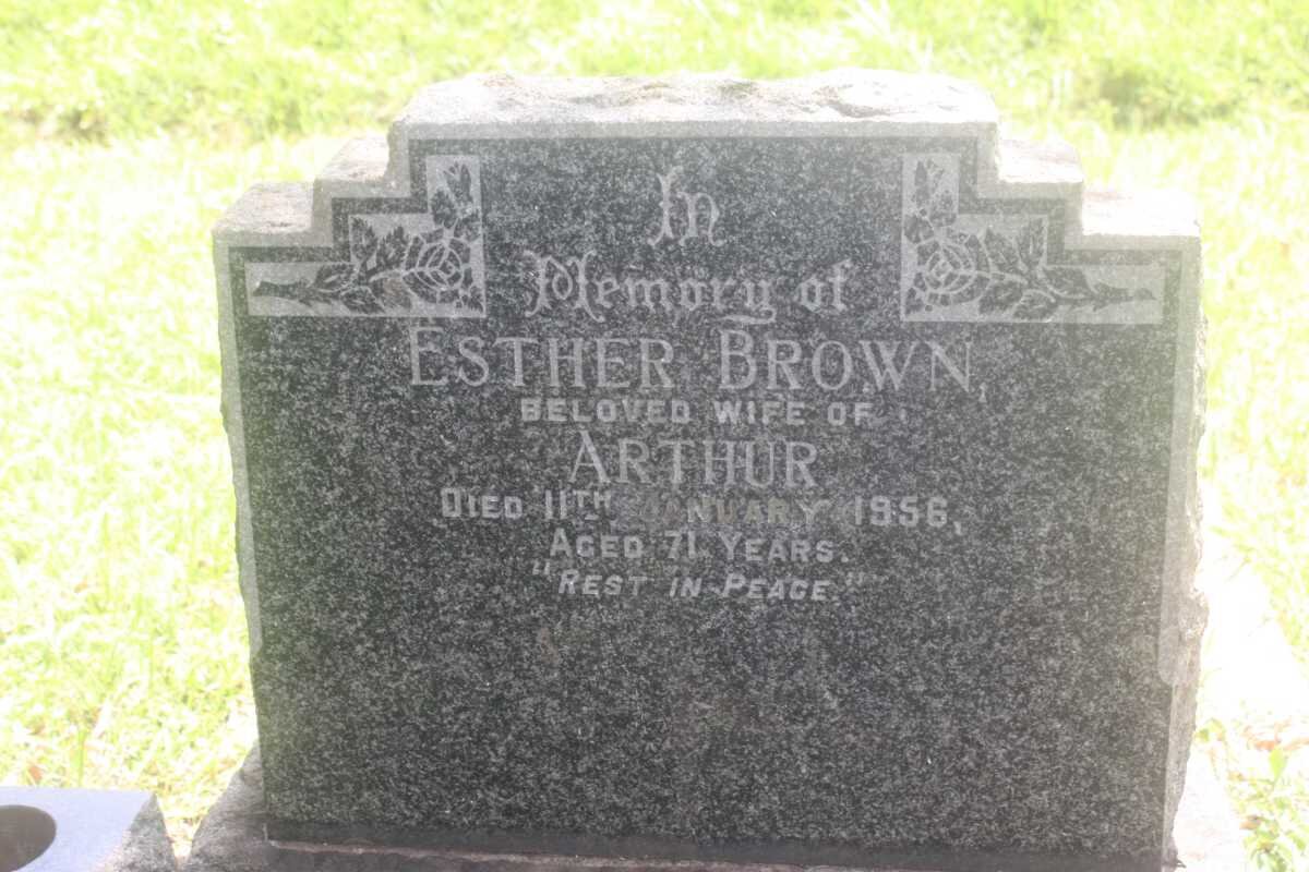 BROWN Esther -1956