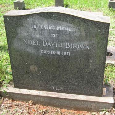 BROWN Noel David -1971