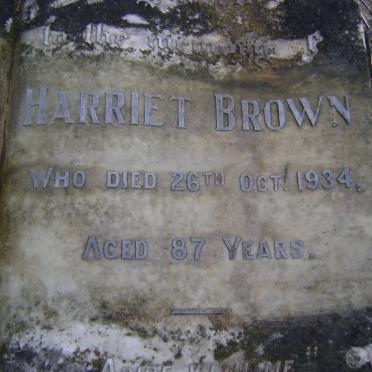 BROWN Mathew -1934 &amp; Harriet -1934