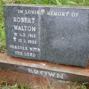 BROWN Robert Walton 1913-1992