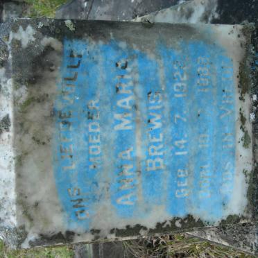 BREWIS Frans 1922-1977 &amp; Anna Maria 1922-1988 :: BREWIS Fransie 1952-1955