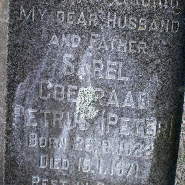 BRUYN Sarel Coenraad Petrus, du 1922-1971 