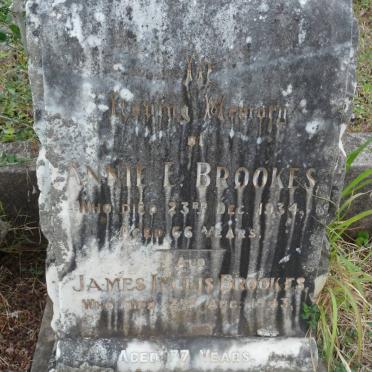 BROOKES James Inglis -1943 &amp; Annie E. -1934