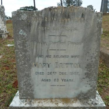 BRITTON Thomas Henry -1925 &amp; Mary -1957 