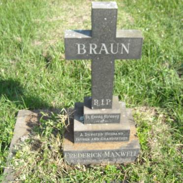 BRAUN Frederick Maxwell 1906-1968