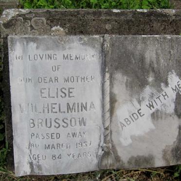 BRUSSOW Elise Wilhelmina -1957