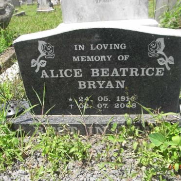 BRYAN Alice Beatrice 1914-2008