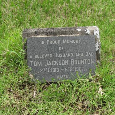 BRUNTON Tom Jackson 1913-1967