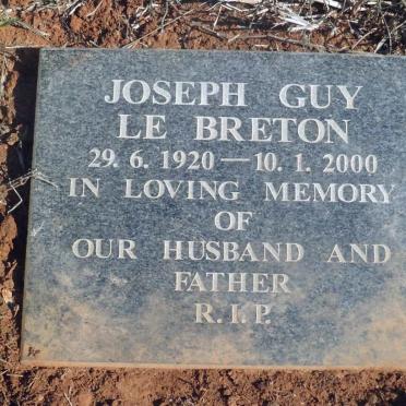 BRETON Joseph Guy, le 1920-2000