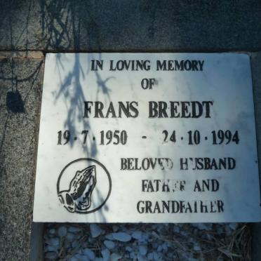 BREEDT Frans 1950-1994