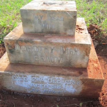 BRAUM Dorothy May -1958