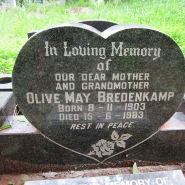 BREDENKAMP Olive May 1903-1983 :: LOOS Barbara Dawn 1943-2012 