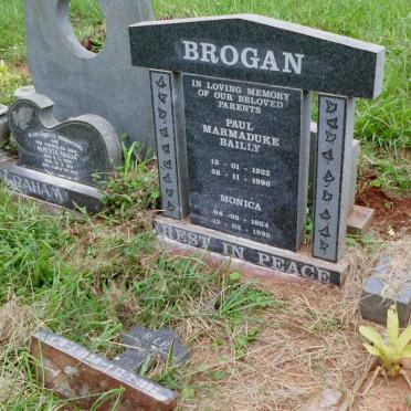 BROGAN Paul Marmaduke 1922-1996 &amp; Monica 1924-1992