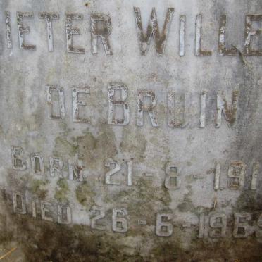 BRUIN Pieter Willem, de 1911-1965 &amp; Maria Louisa Alwina SCHWARZ -1957