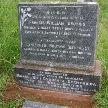 BRUYNIS :: VAN DE WALL :: DE KONING