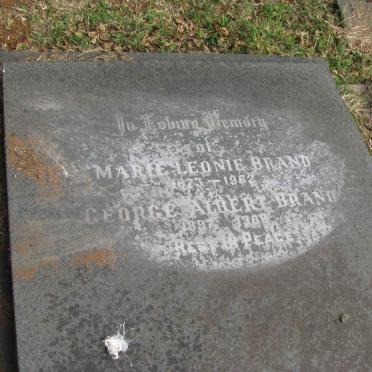 BRAND Marie Leonie 1873-1962 :: BRAND George Albert 1897-1968