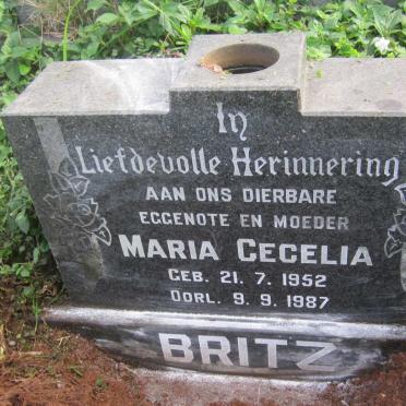 BRITZ Maria Cecelia 1952-1987