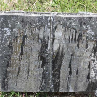 BRUIN Louis Hosea, de -1959 &amp; Gertruida Maghrieta -1965