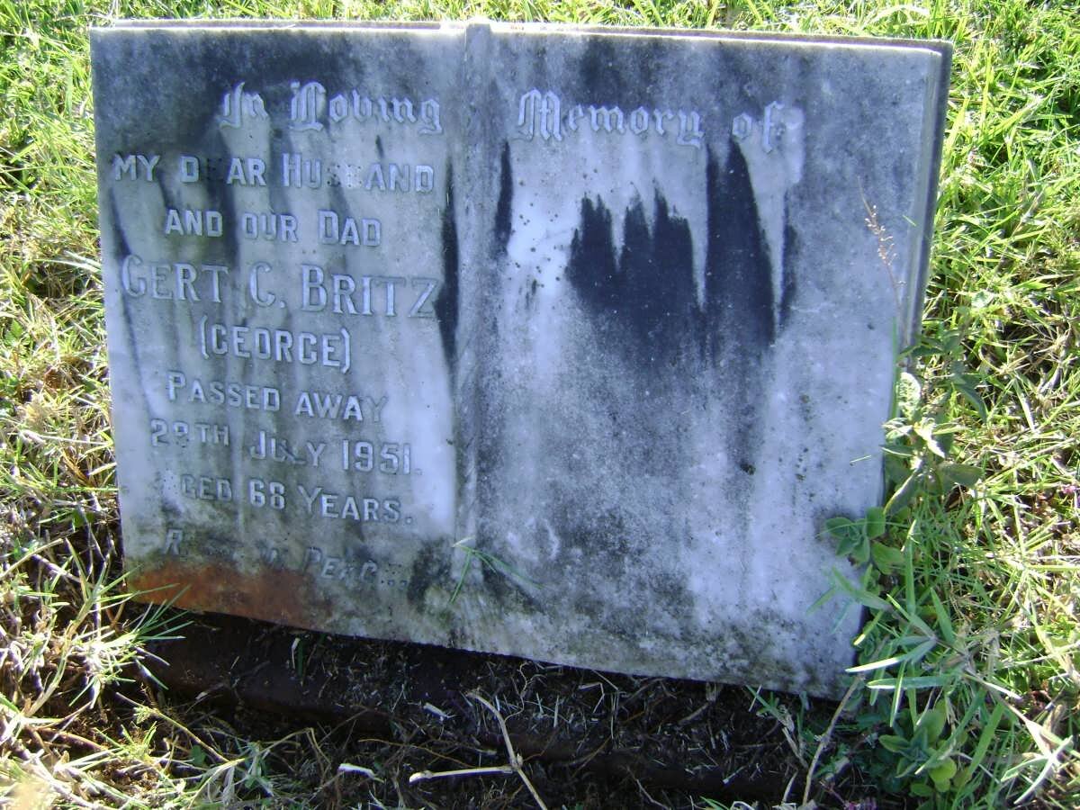 BRITZ Gert G. -1951