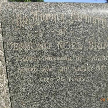 BRINK Desmond Noel -1957