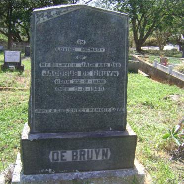 BRUYN Jacobus, de 1906-1940