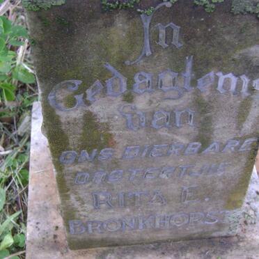 BRONKHORST Jan 1919-1992 &amp; Susarah S.L. 1910-1970 :: BRONKHORST Rita E.-1946