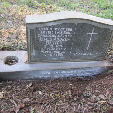 BAXTER James Andrew 1961-1981