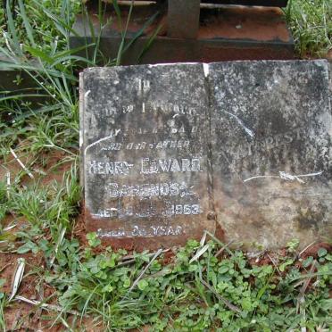 BARENDS Henry Edward -1963