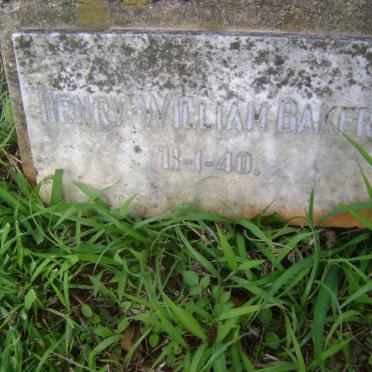 BAKER Henry William -1940