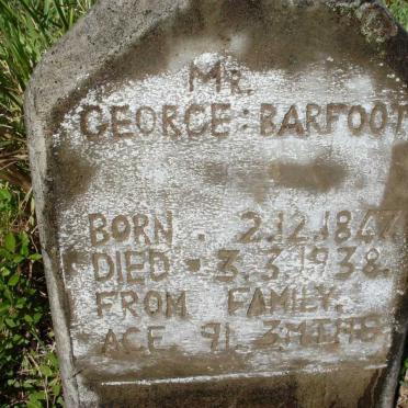 BARFOOT George 1847-1938