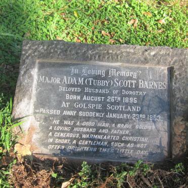 BARNES Adam Scott 1895-1963