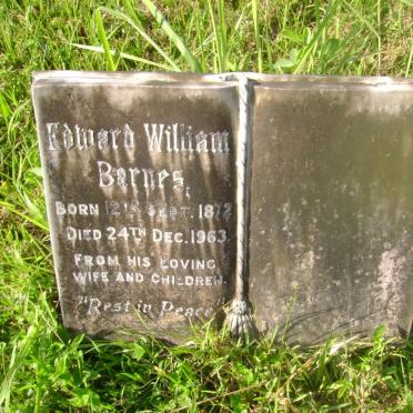 BARNES Edward William 1872-1963